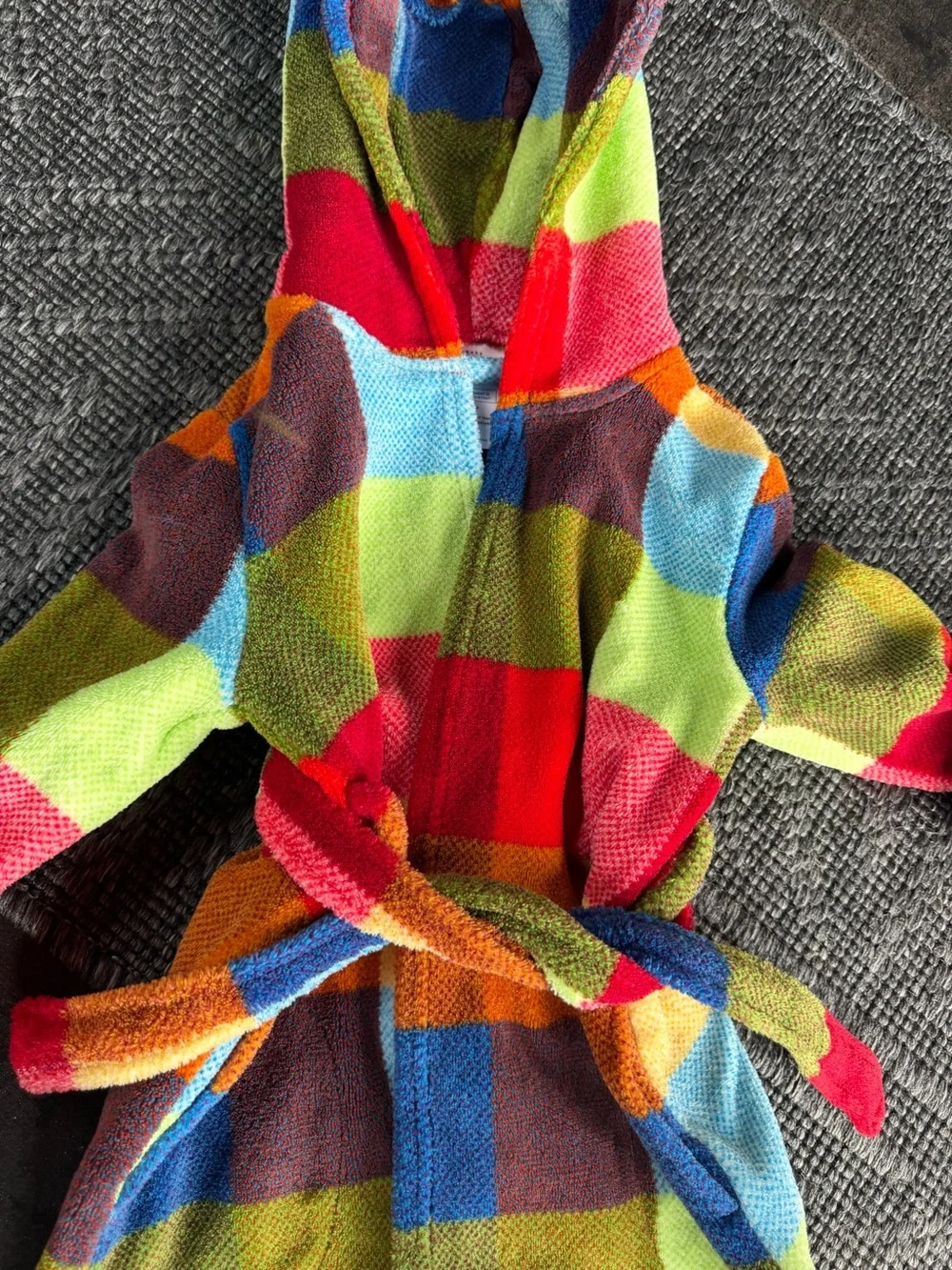 GAP Baby Multicolor Fuzzy Sleepwear - Red, Blue, Green